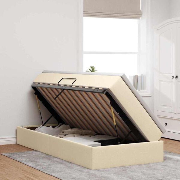 vidaXL &Kappa;&rho;&epsilon;&beta;ά&tau;&iota; &mu;&epsilon; &alpha;&pi;&omicron;&theta;&eta;&kappa;&epsilon;&upsilon;&tau;&iota;&kappa;ό &chi;ώ&rho;&omicron; &kappa;&alpha;&iota; &sigma;&tau;&rho;ώ&mu;&alpha; &Kappa;&rho;&epsilon;&mu; 90 x 190 cm