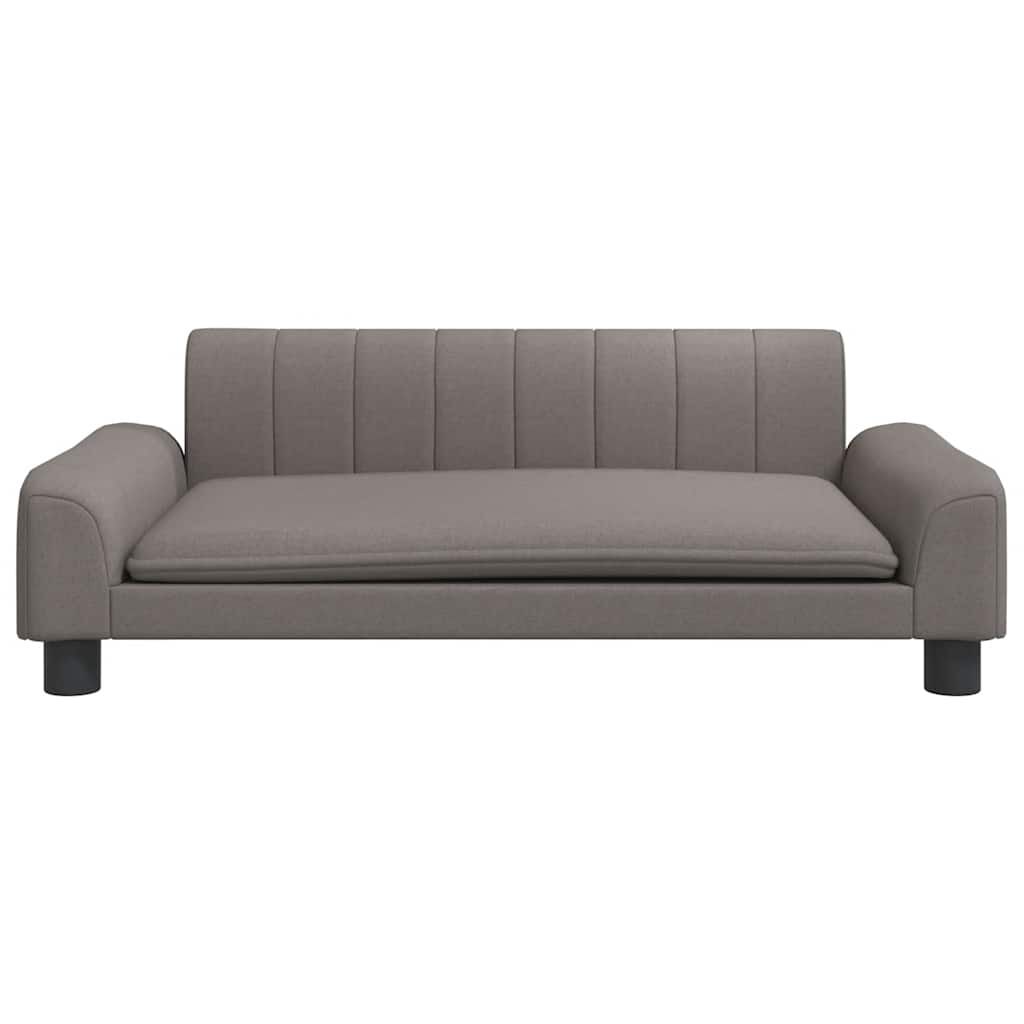 vidaXL Κρεβάτι Σκύλου Taupe 90 x 53 x 30 εκ. Υφασμάτινο