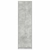vidaXL Ντουλάπι Γκρι σκυροδέματος 55 x 25 x 189 εκ. Επεξεργασμένο ξύλο