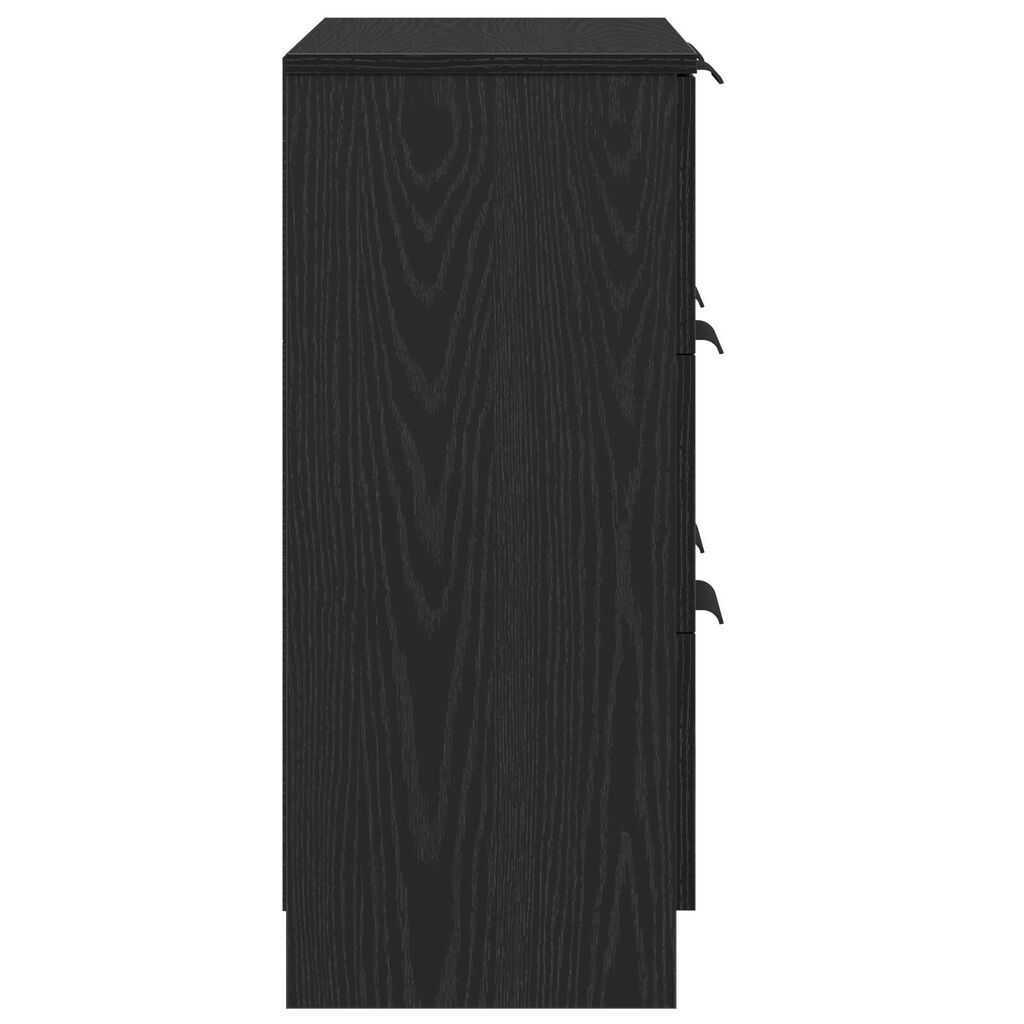 vidaXL Μαύρο Διπλό Γραφείο 60x30x70 εκ από κατασκευασμένο ξύλο
