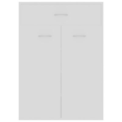 vidaXL Παπουτσοθήκη Λευκή 60 x 35 x 84 εκ. από Μοριοσανίδα