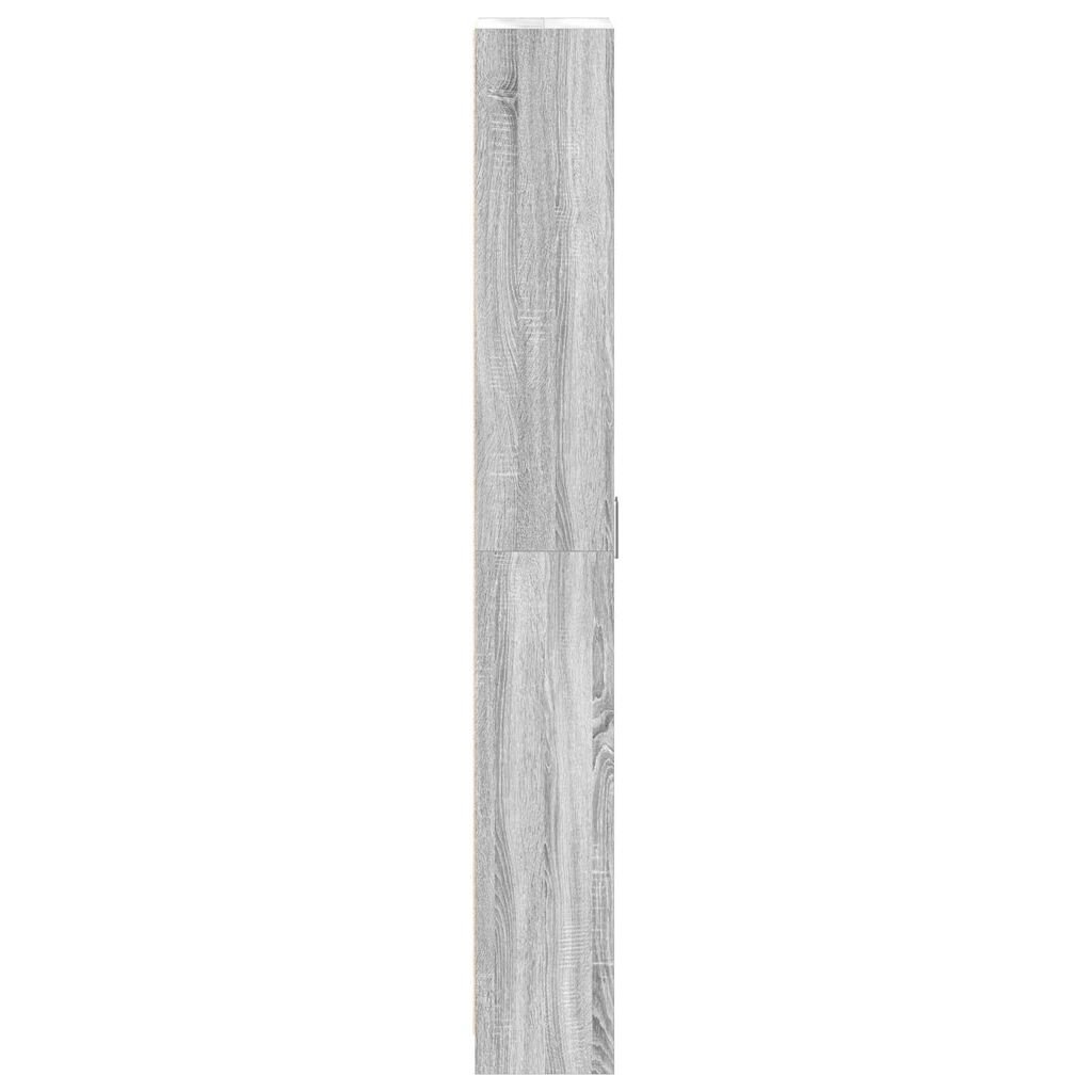 vidaXL Ντουλάπα Γκρι Σονόμα 55x25x189 εκ. από Μοριοσανίδα
