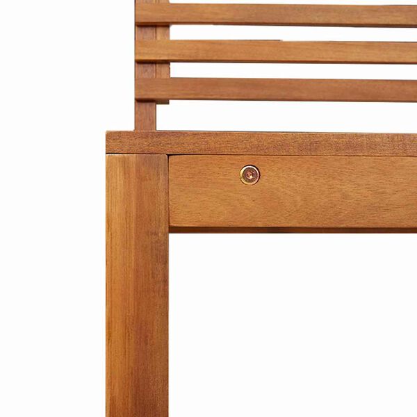 vidaXL Σετ Παγκάκι Κήπου 5 pcs Καφέ Μασίφ ξύλο ακακίας