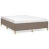 vidaXL &Sigma;&kappa;&epsilon;&lambda;&epsilon;&tau;ό&sigmaf; &Kappa;&rho;&epsilon;&beta;&alpha;&tau;&iota;&omicron;ύ &Chi;&omega;&rho;ί&sigmaf; &Sigma;&tau;&rho;ώ&mu;&alpha; Taupe 140x200 &epsilon;&kappa;. &Upsilon;&phi;&alpha;&sigma;&mu;ά&tau;&iota;&nu;&omicron;