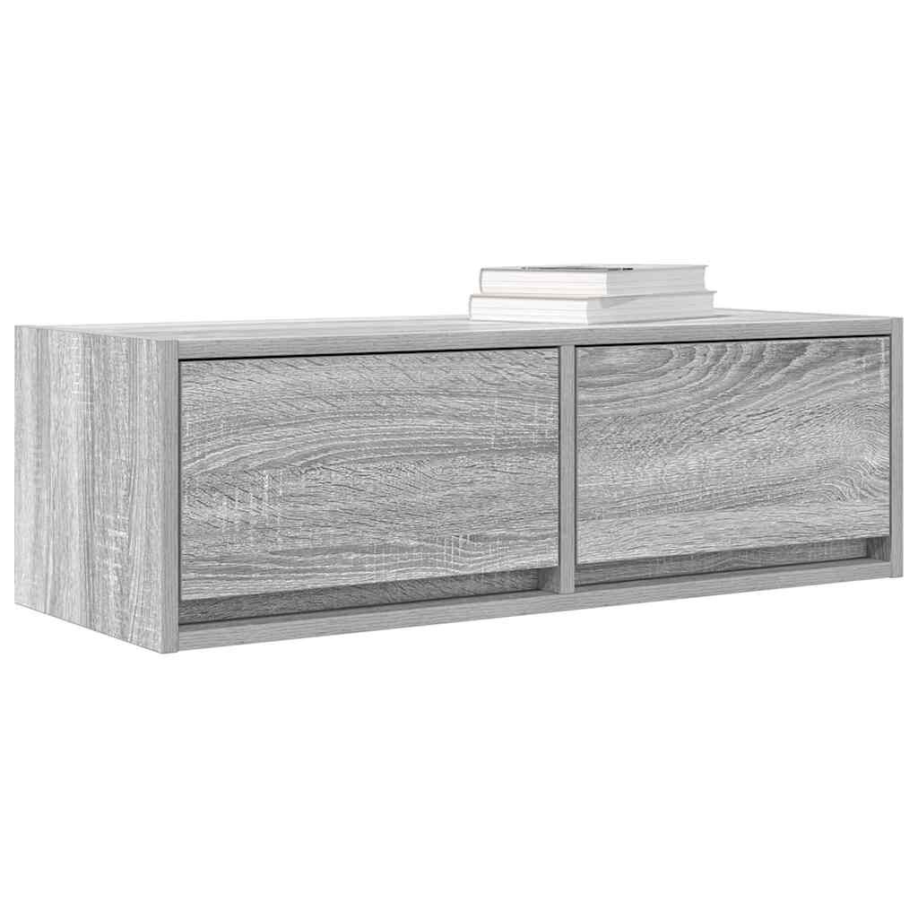 vidaXL Έπιπλο Τηλεόρασης Γκρι Sonoma 80x31x25,5 εκ. Επεξεργασμένο Ξύλο