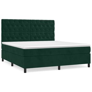 vidaXL &Kappa;&rho;&epsilon;&beta;ά&tau;&iota; Boxspring &mu;&epsilon; &Sigma;&tau;&rho;ώ&mu;&alpha; &Sigma;&kappa;&omicron;ύ&rho;&omicron; &Pi;&rho;ά&sigma;&iota;&nu;&omicron; 160x200&epsilon;&kappa;. &Beta;&epsilon;&lambda;&omicron;ύ&delta;&iota;&nu;&omicron;