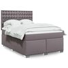 vidaXL &Kappa;&rho;&epsilon;&beta;ά&tau;&iota; Boxspring &mu;&epsilon; &Sigma;&tau;&rho;ώ&mu;&alpha; &Gamma;&kappa;&rho;&iota; 140x190&epsilon;&kappa;. &alpha;&pi;ό &Sigma;&upsilon;&nu;&theta;&epsilon;&tau;&iota;&kappa;ό &Delta;έ&rho;&mu;&alpha;