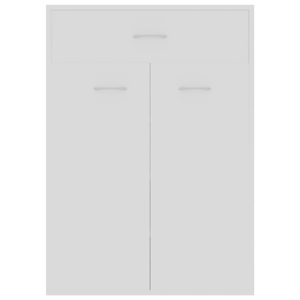 vidaXL Παπουτσοθήκη Λευκή 60 x 35 x 84 εκ. από Επεξ. Ξύλο