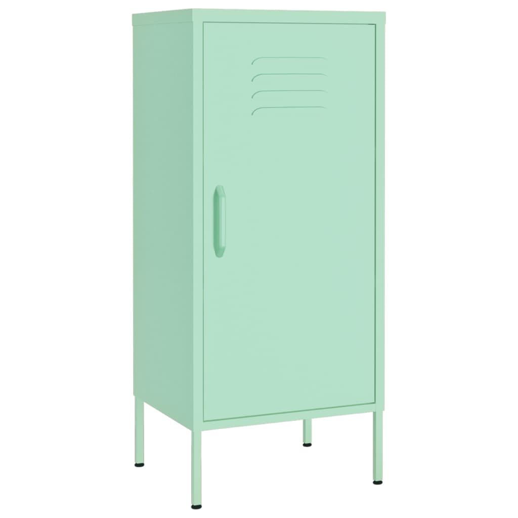 vidaXL Ντουλάπι Αποθήκευσης Xρώμα Mέντας 42,5x35x101,5 εκ. από Ατσάλι