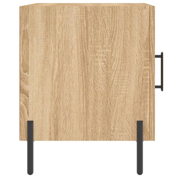 vidaXL Κομοδίνα 2 τεμ. Sonoma Δρυς 40x40x50 εκ. από Επεξεργασμένο Ξύλο