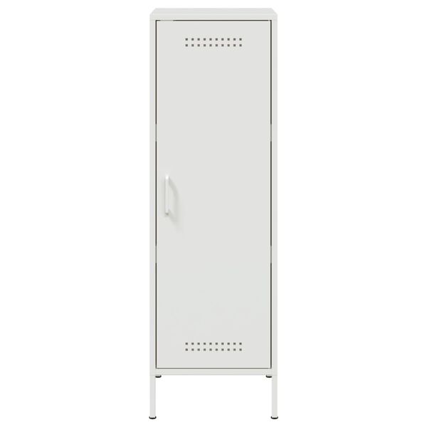 vidaXL Ντουλάπι Λευκό 36x39x113 εκ. από Ατσάλι