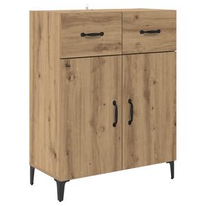 vidaXL &Pi;&lambda;&alpha;ϊ&nu;ό &gamma;&rho;&alpha;&phi;&epsilon;ί&omicron; &mu;&epsilon; &sigma;&upsilon;&rho;&tau;ά&rho;&iota; Artisan Oak 69,5 x 34 x 90 &epsilon;&kappa;.