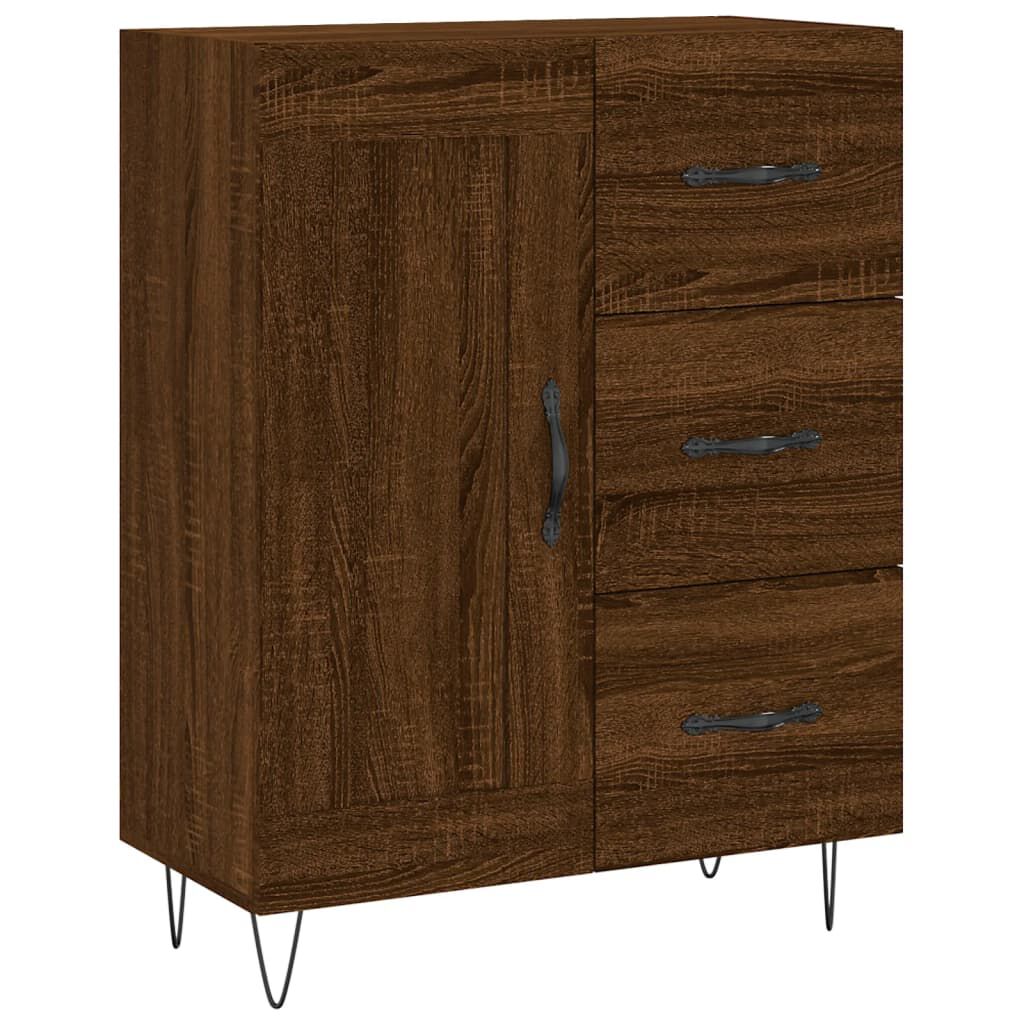 vidaXL Ντουλάπι Καφέ Δρυς 69,5 x 34 x 90 εκ. Επεξεργασμένο Ξύλο