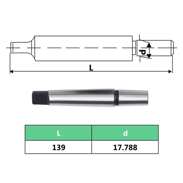 vidaXL Τσοκ Δράπανου Ταχείας Απελευθέρωσης MT2-B18 με Εύρος 16 χιλ.
