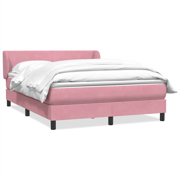 vidaXL &Kappa;&rho;&epsilon;&beta;ά&tau;&iota; Boxspring &mu;&epsilon; &Sigma;&tau;&rho;ώ&mu;&alpha; &Rho;&omicron;&zeta; 160x210 &epsilon;&kappa;. &Beta;&epsilon;&lambda;&omicron;ύ&delta;&iota;&nu;&omicron;