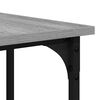 vidaXL Γραφείο Γκρι Sonoma 139x139x75 εκ. από Επεξεργασμένο Ξύλο