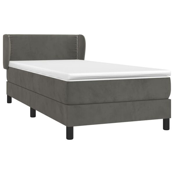 vidaXL &Kappa;&rho;&epsilon;&beta;ά&tau;&iota; Boxspring &mu;&epsilon; &Sigma;&tau;&rho;ώ&mu;&alpha; &Sigma;&kappa;&omicron;ύ&rho;&omicron; &Gamma;&kappa;&rho;&iota; 80x200 &epsilon;&kappa;. &Beta;&epsilon;&lambda;&omicron;ύ&delta;&iota;&nu;&omicron;