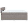 vidaXL &Kappa;&rho;&epsilon;&beta;ά&tau;&iota; Boxspring &mu;&epsilon; &Sigma;&tau;&rho;ώ&mu;&alpha; Taupe 180x200 &epsilon;&kappa;. &Upsilon;&phi;&alpha;&sigma;&mu;ά&tau;&iota;&nu;&omicron;