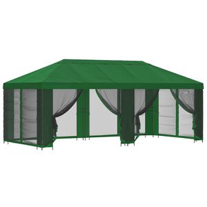 vidaXL &Kappa;ή&pi;&omicron;&sigmaf; &Gamma;&kappa;&alpha;&zeta;ebo &mu;&epsilon; &Pi;&lambda;&epsilon;&upsilon;&rho;&iota;&kappa;ά &Tau;&omicron;ί&chi;&omicron;&upsilon;&sigmaf; 6 x 3 m &Pi;&rho;ά&sigma;&iota;&nu;&omicron;