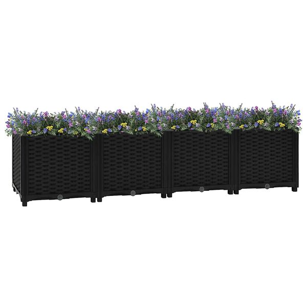vidaXL Ζαρντινιέρα 160 x 40 x 38 εκ. από Πολυπροπυλένιο