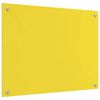 vidaXL Πίσω Πάνελ Κουζίνας 2 pcs Κίτρινο 80 x 60 cm σκληρυμένο γυαλί