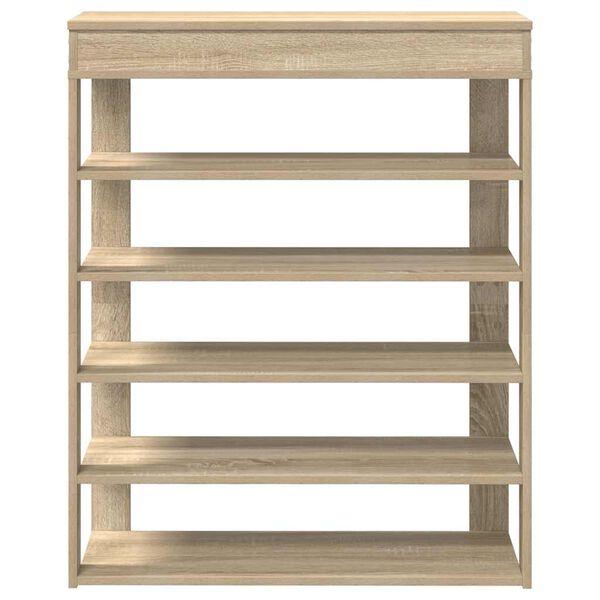 Ράφι παπουτσιών vidaXL Sonoma Oak 80x30x98 cm Κατασκευασμένο ξύλο
