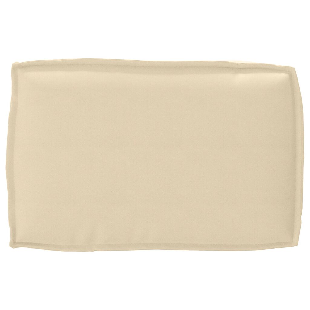 vidaXL Σετ μαξιλαριών παλετών 2 τεμαχίων Μπεζ Oxford Fabric