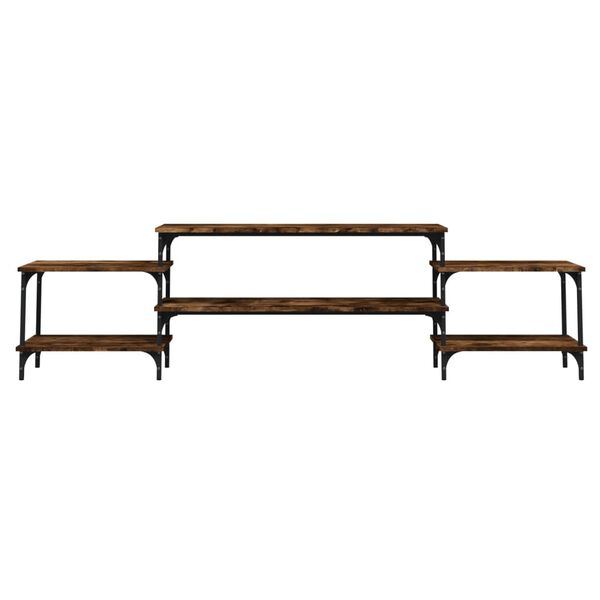 vidaXL Έπιπλο Τηλεόρασης Καπνιστή Δρυς 197x35x52 εκ. Επεξ. Ξύλο
