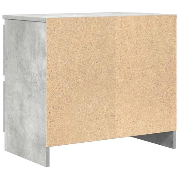 vidaXL Έπιπλο Τηλεόρασης Γκρι Σκυροδέματος 60x35x54 εκ. Επεξεργ. Ξύλο
