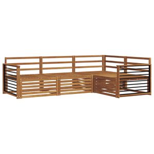 vidaXL &Sigma;&epsilon;&iota;&rho;ά &Kappa;&alpha;&nu;&alpha;&pi;έ &Epsilon;&xi;&omega;&tau;&epsilon;&rho;&iota;&kappa;&omicron;ύ 4 pcs &Phi;&upsilon;&sigma;&iota;&kappa;ό &Sigma;&tau;&epsilon;&rho;&epsilon;ό &Xi;ύ&lambda;&omicron; &Alpha;&kappa;&alpha;&kappa;ί&alpha;&sigmaf;