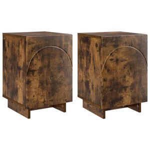 vidaXL &Kappa;&omicron;&mu;&omicron;&delta;ί&nu;&omicron; 2 &tau;&epsilon;&mu;. &Kappa;&alpha;&pi;&nu;&iota;&sigma;&mu;έ&nu;&omicron; &Xi;ύ&lambda;&omicron; &Delta;&rho;&upsilon;ό&sigmaf; 33,5 x 34,5 x 50 &epsilon;&kappa;
