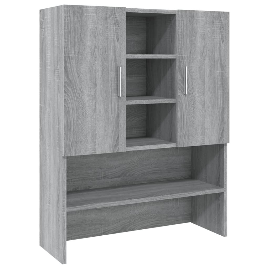 vidaXL Ντουλάπι Πλυντηρίου Γκρι Sonoma 70,5 x 25,5 x 90 εκ.