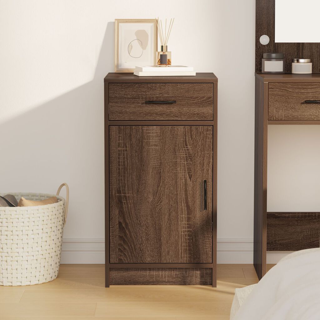 vidaXL Στρατηγός Καφέ Δρυς 40x41x75 εκ. Συνθετικό Ξύλο