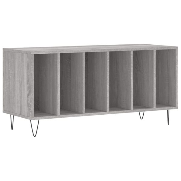 vidaXL Έπιπλο Δίσκων Γκρι Sonoma 100x38x48 εκ. από Επεξεργασμένο Ξύλο