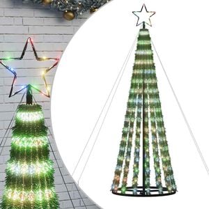 vidaXL &Chi;&rho;&iota;&sigma;&tau;&omicron;&upsilon;&gamma;&epsilon;&nu;&nu;&iota;ά&tau;&iota;&kappa;&omicron; &delta;έ&nu;&tau;&rho;&omicron; LED 275 LED &pi;&omicron;&lambda;ύ&chi;&rho;&omega;&mu;&omicron; 180 &epsilon;&kappa;.