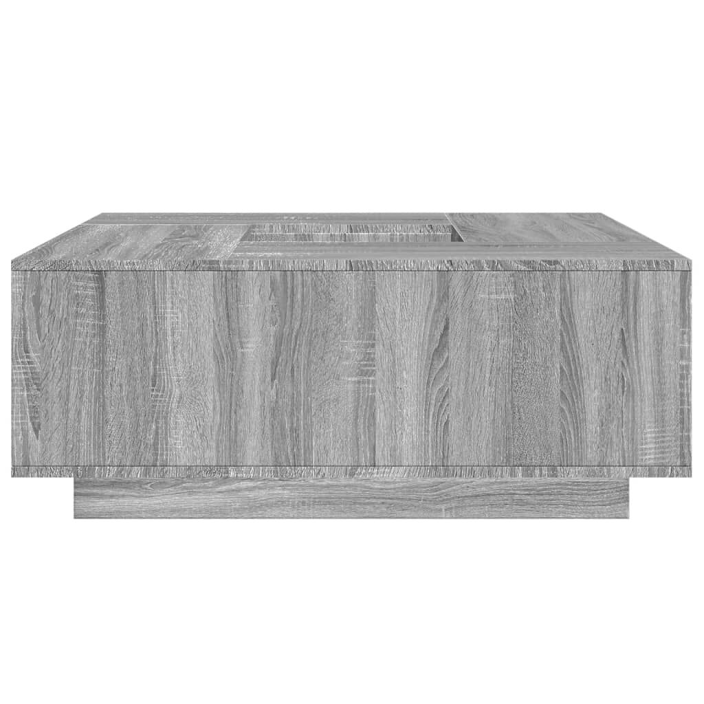 vidaXL Τραπεζάκι Σαλονιού Γκρι Sonoma 100x100x40 εκ Επεξεργασμένο Ξύλο