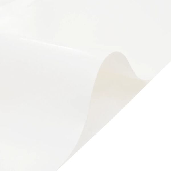 vidaXL Μουσαμάς Λευκός 1 x 2,5 μ. 650 γρ./μ²
