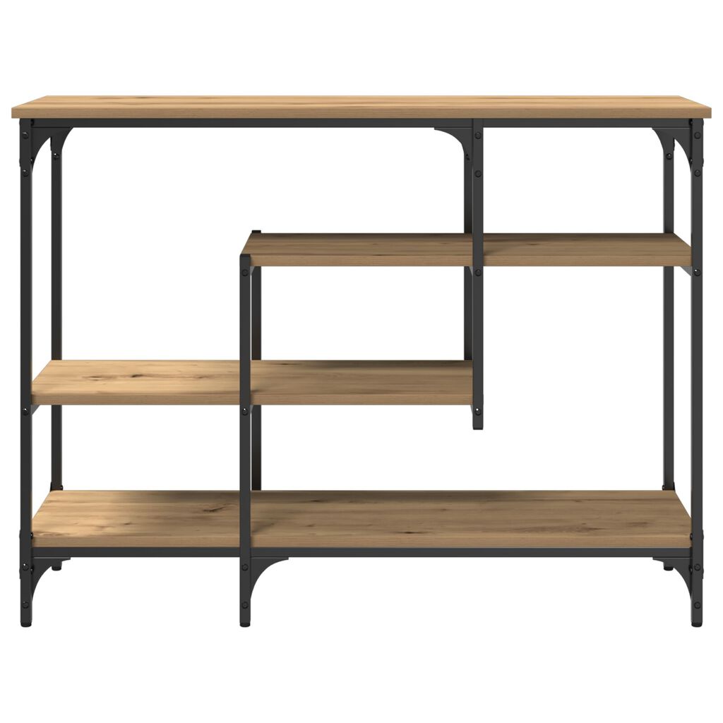 vidaXL Κονσόλα Artisan Oak 100x35x75 εκ Επεξεργασμένου Ξύλου & Χάλυβα