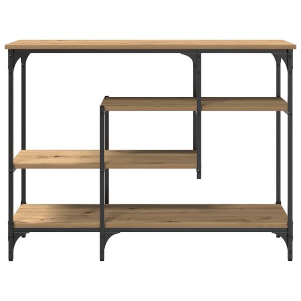 vidaXL Κονσόλα Artisan Oak 100x35x75 εκ Επεξεργασμένου Ξύλου & Χάλυβα
