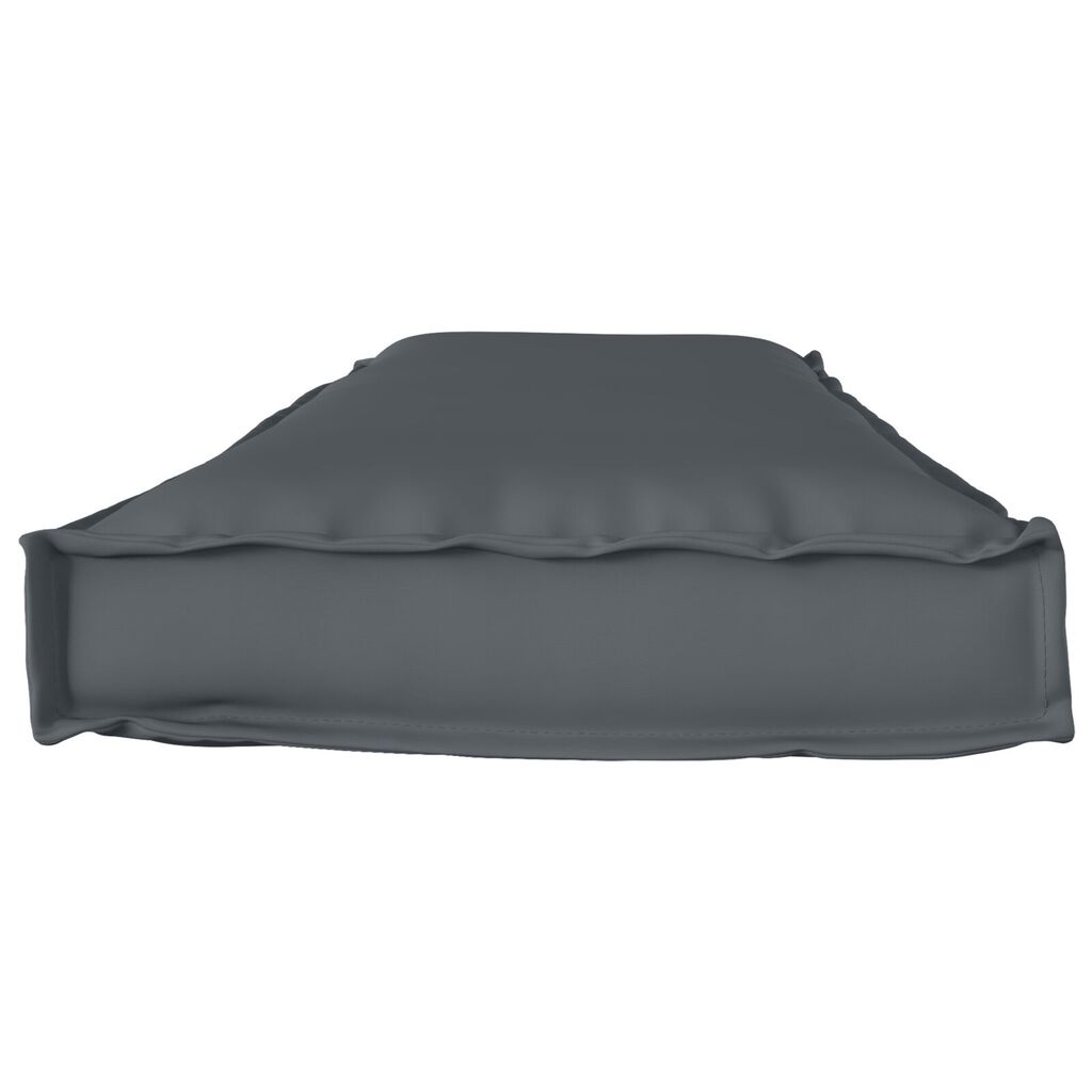 vidaXL Μαξιλάρι Παλέτας για Πάγκο Ανθρακί 140x40x8 εκ. από Ύφασμα Oxford