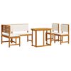 vidaXL &Sigma;&epsilon;&tau; &Pi;&alpha;&gamma;&kappa;ά&kappa;&iota; &Kappa;ή&pi;&omicron;&upsilon; 4 pcs &Kappa;&alpha;&phi;έ &Sigma;&tau;&epsilon;&rho;&epsilon;ό &Xi;ύ&lambda;&omicron; &Alpha;&kappa;&alpha;&kappa;ί&alpha;&sigmaf;