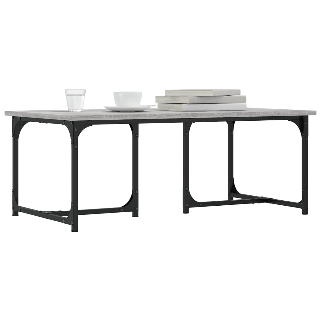 vidaXL Τραπεζάκι Σαλονιού Γκρι Sonoma 90x50x35 εκ. Επεξεργασμένο Ξύλο