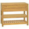 vidaXL Έπιπλο Μπάνιου 90 x 45 x 75 εκ. από Μασίφ Ξύλο Teak