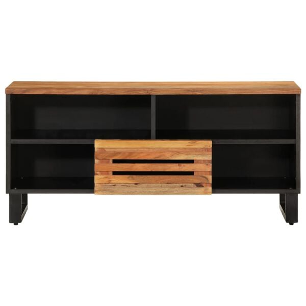 vidaXL Έπιπλο Τηλεόρασης 100x34x46 εκ. από Μασίφ Ξύλο Ακακίας