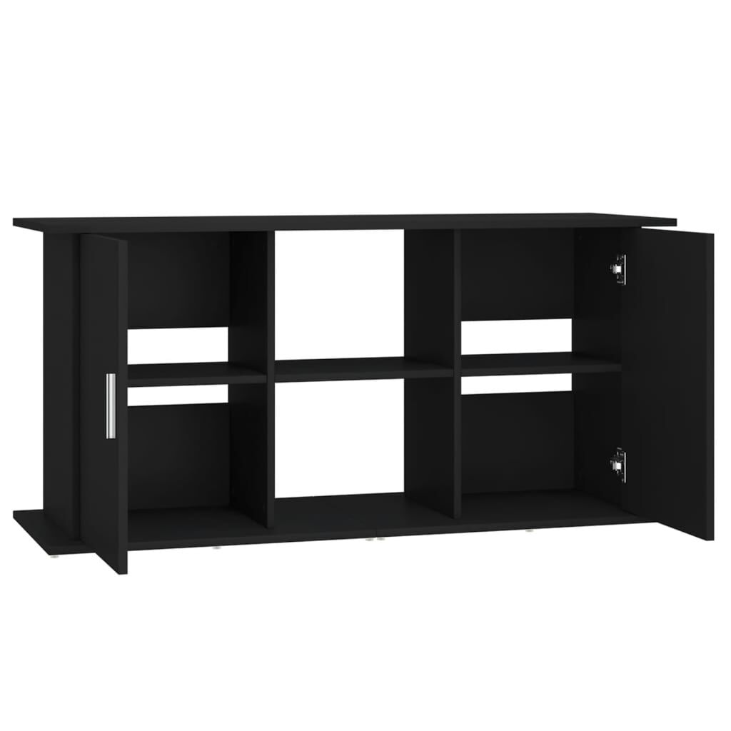 vidaXL Βάση Ενυδρείου Μαύρη 121 x 41 x 58 εκ. από Επεξεργασμένο Ξύλο