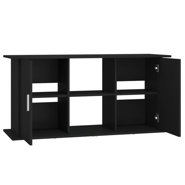 vidaXL Βάση Ενυδρείου Μαύρη 121 x 41 x 58 εκ. από Επεξεργασμένο Ξύλο