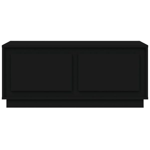 vidaXL Τραπεζάκι Σαλονιού Μαύρο 102x50x44 εκ. από Επεξεργασμένο Ξύλο