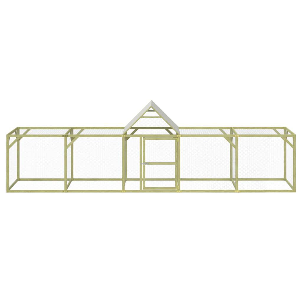 vidaXL Κοτέτσι 500x100x150 εκ. από Μασίφ Εμποτισμένο Ξύλο Πεύκου
