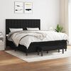vidaXL &Kappa;&rho;&epsilon;&beta;ά&tau;&iota; Boxspring &mu;&epsilon; &Sigma;&tau;&rho;ώ&mu;&alpha; &Mu;&alpha;ύ&rho;&omicron; 180x200 &epsilon;&kappa;. &Upsilon;&phi;&alpha;&sigma;&mu;ά&tau;&iota;&nu;&omicron;