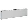 vidaXL Βαλίτσα Όπλου Ασημί 134 x 35 x 12 εκ. από Αλουμίνιο